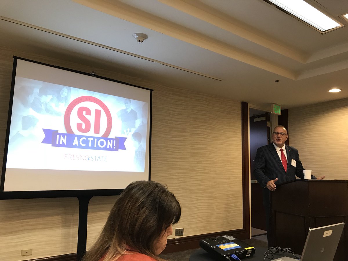 JosephICastro's tweet photo. Our bold @Fresno_State @LamasVPSA leading the way on Supplemental Instruction @calstate! #GradInitiative2025 https://t.co/lTbgcIyTWS