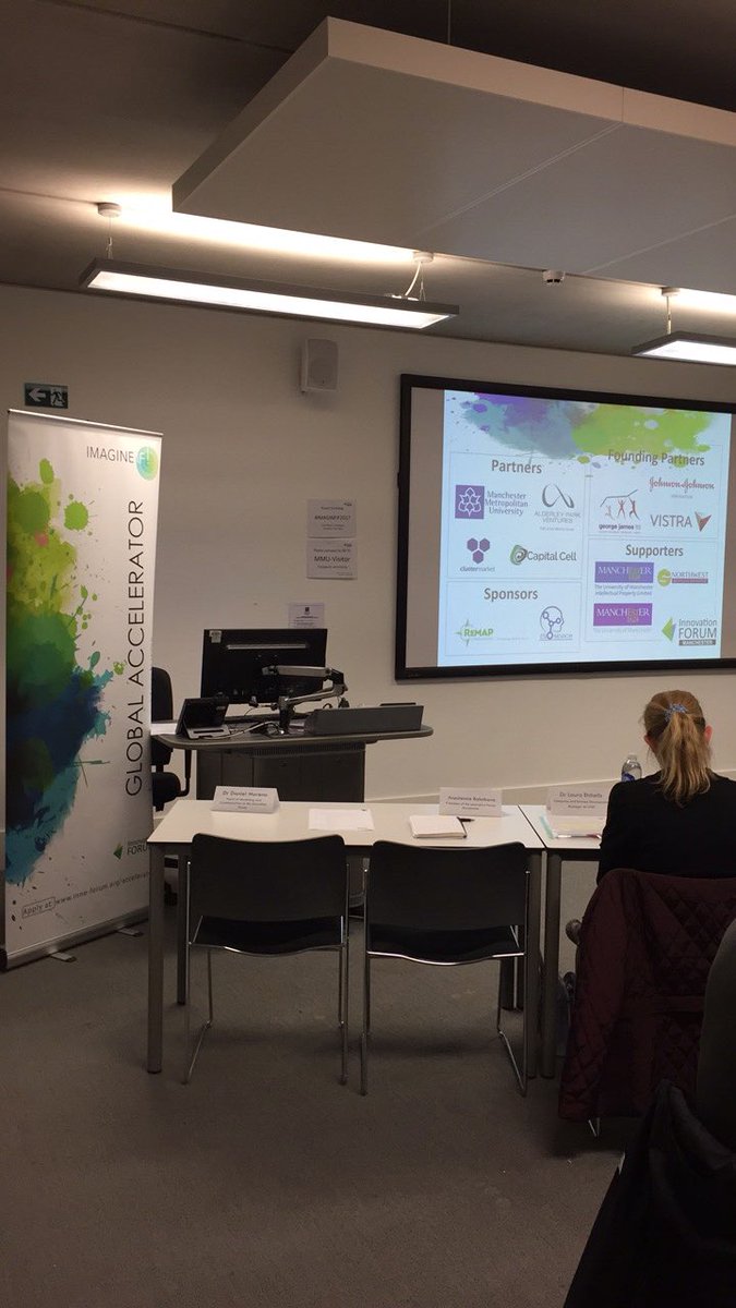IFManchester's tweet photo. Thank you to all our kind sponsors! #IMAGINEIF2017 #FromBenchToBusiness @UMIC_Laura @ManMetUni @GeorgeJamesLtd @CapitalCellNet @VistraGroup https://t.co/WFCSDQbxTl