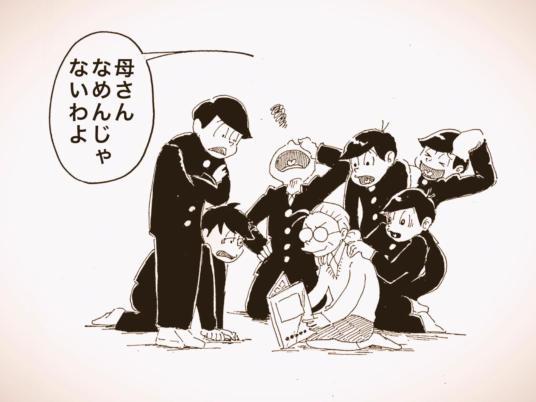 母は強しｗｗおそ松くんたちのいたずらに唯一騙されなかったのはお母さんだけだった！？