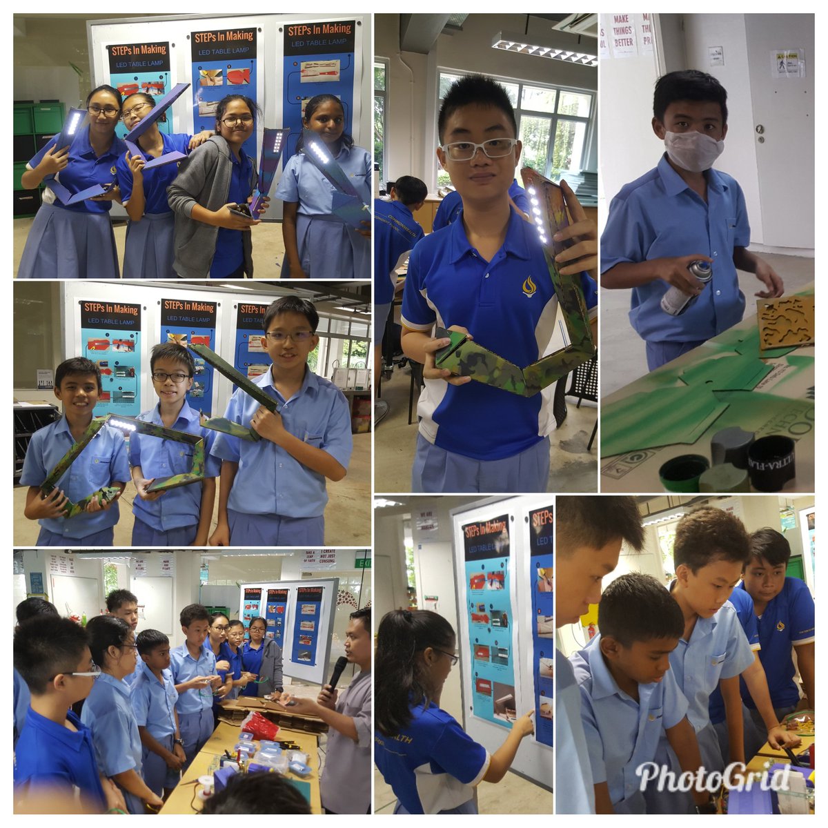 Students were delighted when Maker Thursdays re-opened after exam. The LED lamp workshop, run by Mr Suhaimi, just sums up their delight!😁
