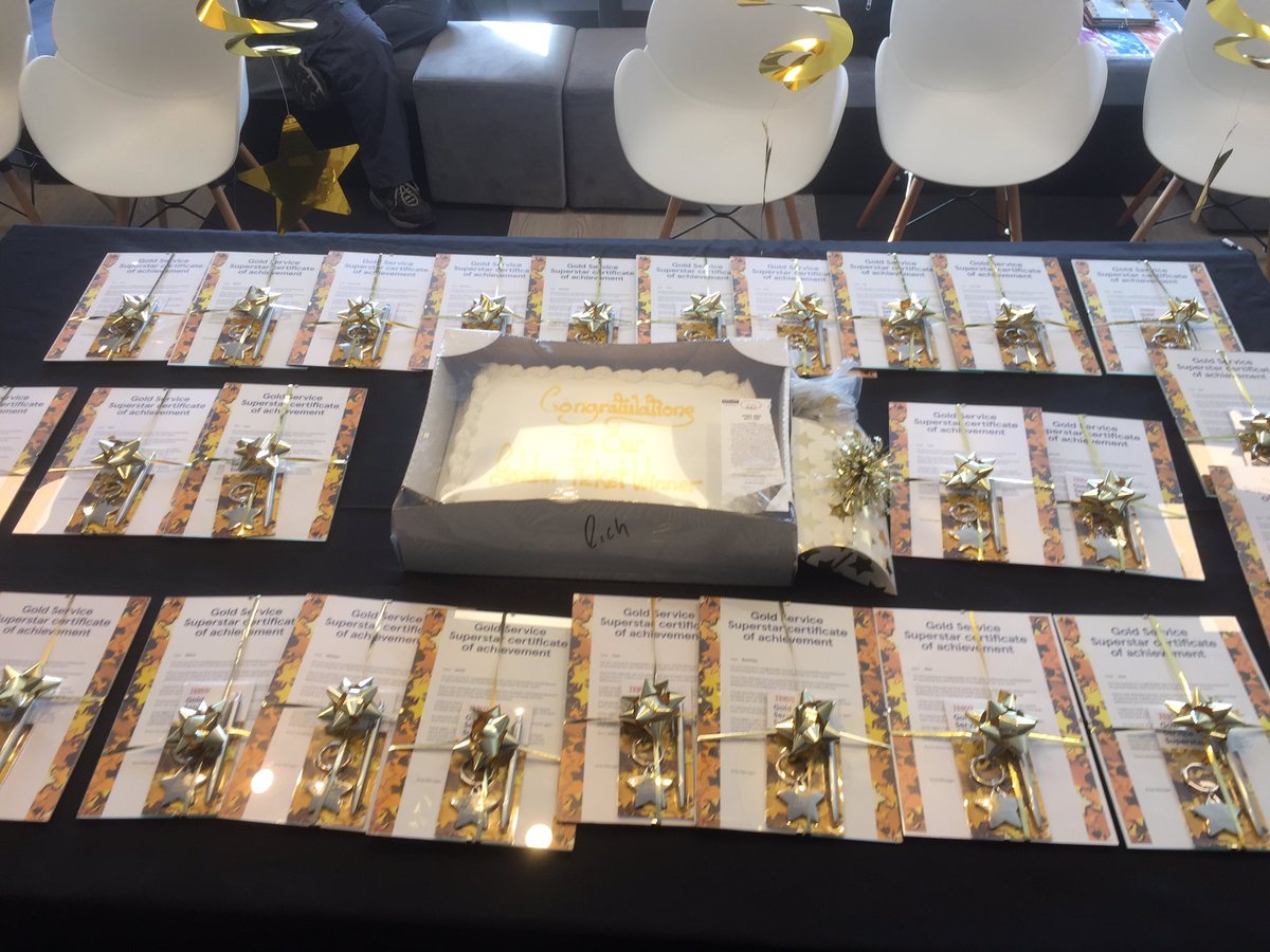 Ready for our Golden Service Superstars #Goldenticketexcited <a href="/ziggyhamer/">ian hamer</a> <a href="/kaz_doherty/">Karen Doherty</a> <a href="/mattashby27/">Matt Ashby</a>