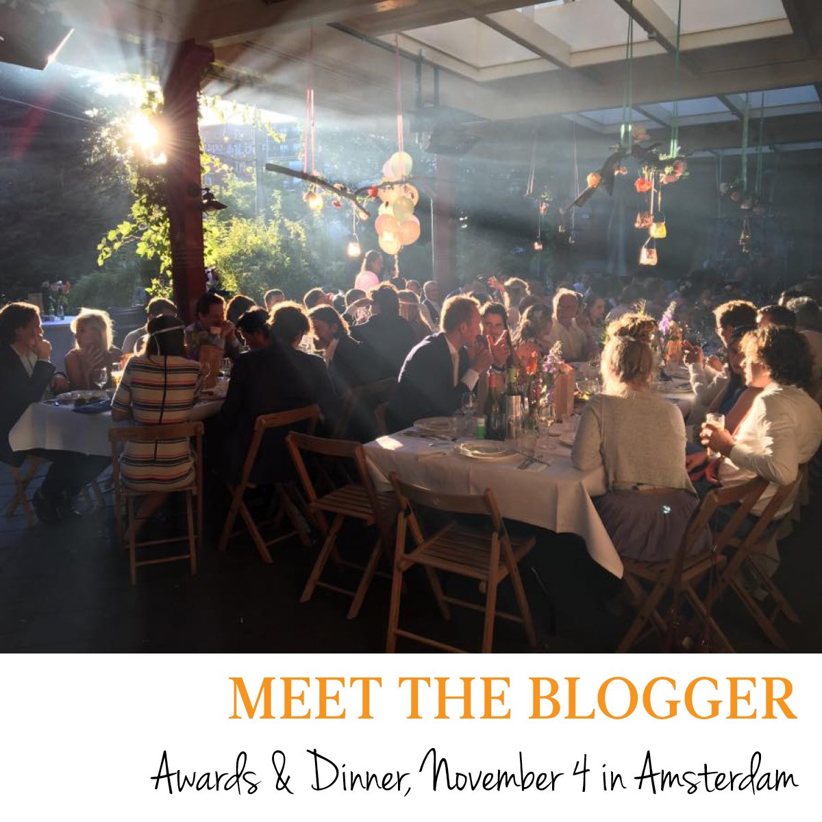 Meet your online friends offline at the Meet the Blogger Awards &amp; Dinner! Book a ticket before you miss the boat: tinyurl.com/tickets-mtbams