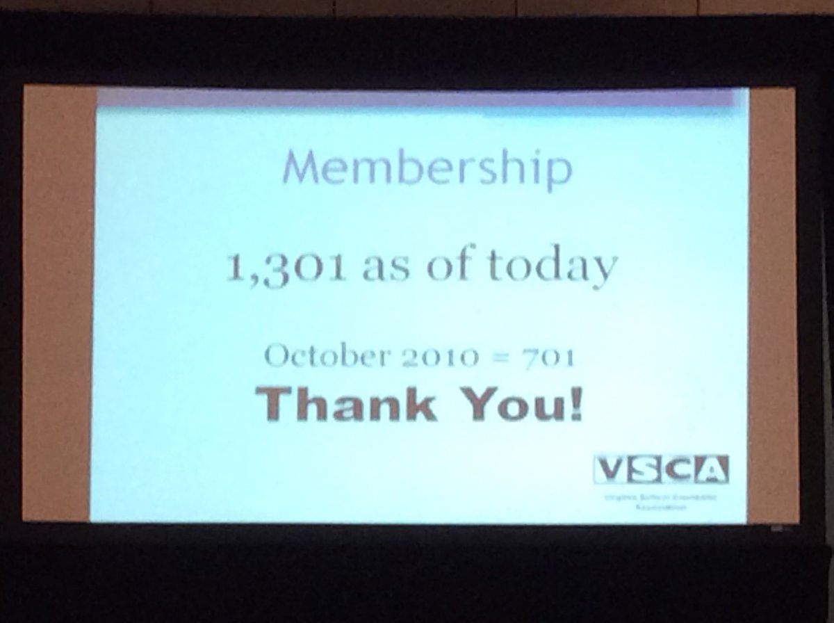 mbmccormac's tweet photo. Enjoying hearing all the good news #vsca2017 https://t.co/5QMnD1YXxa