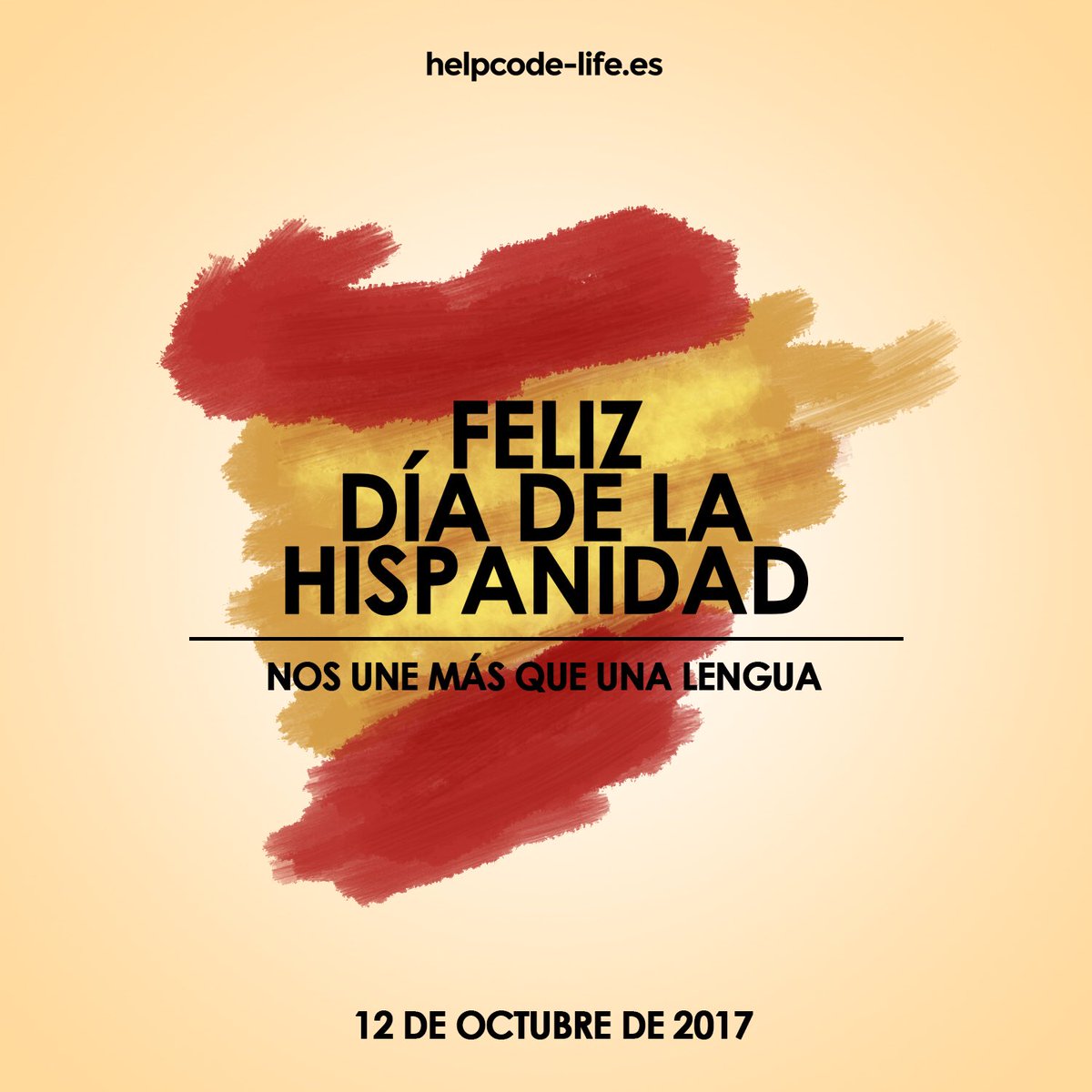 HelpCodeLifeEs's tweet photo. Porque nos une más que la lengua. #FelizDiaDeLaHispanidad #12deOctubre #Hispanidad https://t.co/oFp5LbWlas