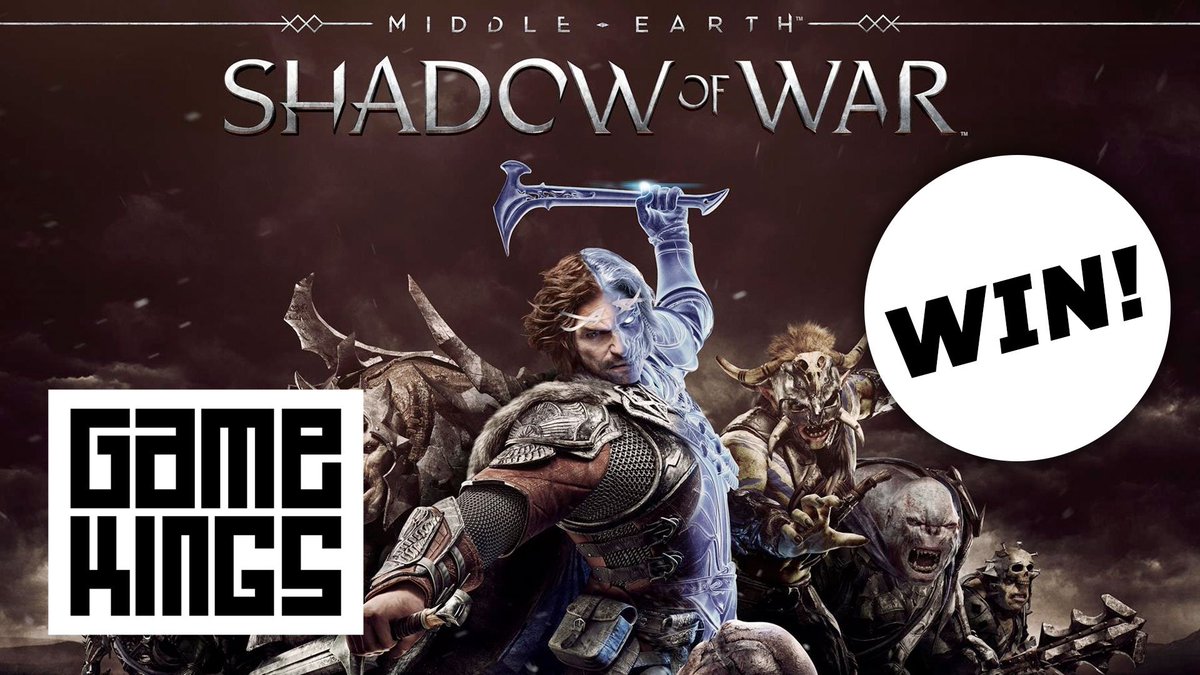 Gamekings's tweet photo. WIN! - Wij geven een Gold Edition weg van Middle-Earth #ShadowOfWar weg voor de #XboxOne! Winnen? LIKE, VOLG &amp; RETWEET! 🙌 https://t.co/tg5aA6jMPB