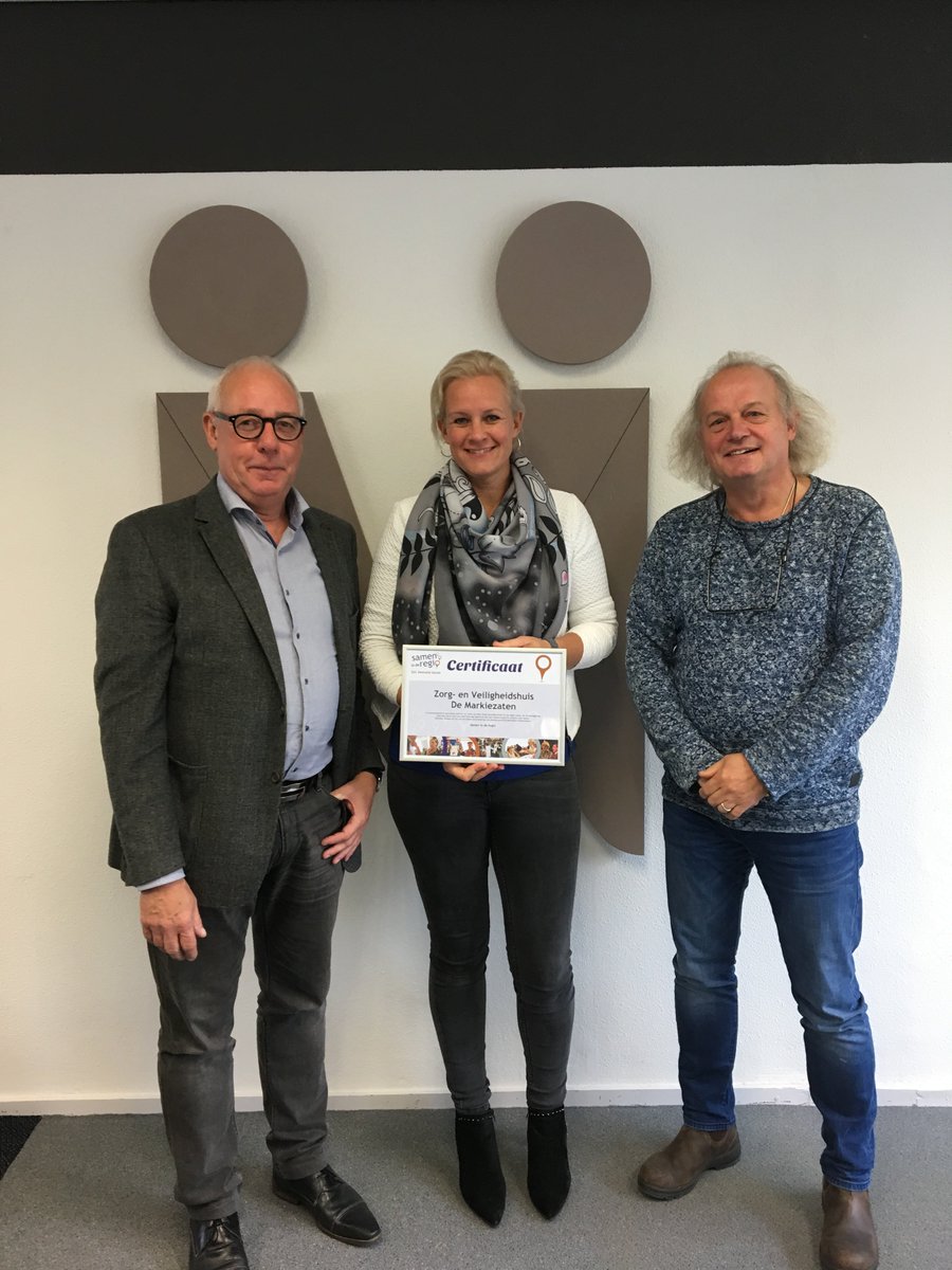 Welkom nieuwe partner Zorg- en Veiligheidshuis De Markiezaten. Op naar een fijne en succesvolle samenwerking!