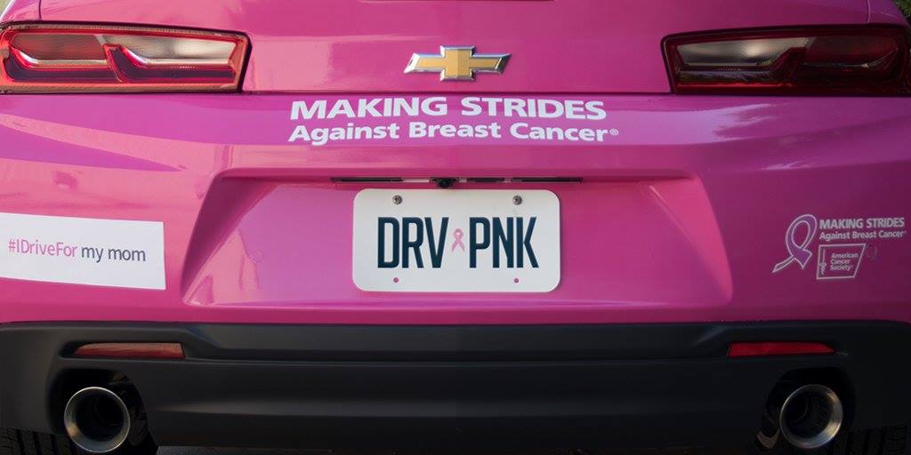 #IDriveFor fighting breast cancer together. RT &amp; <a href="/Chevrolet/">Chevrolet</a> will contribute $5 to <a href="/AmericanCancer/">American Cancer Society</a> with every use of #IDriveFor