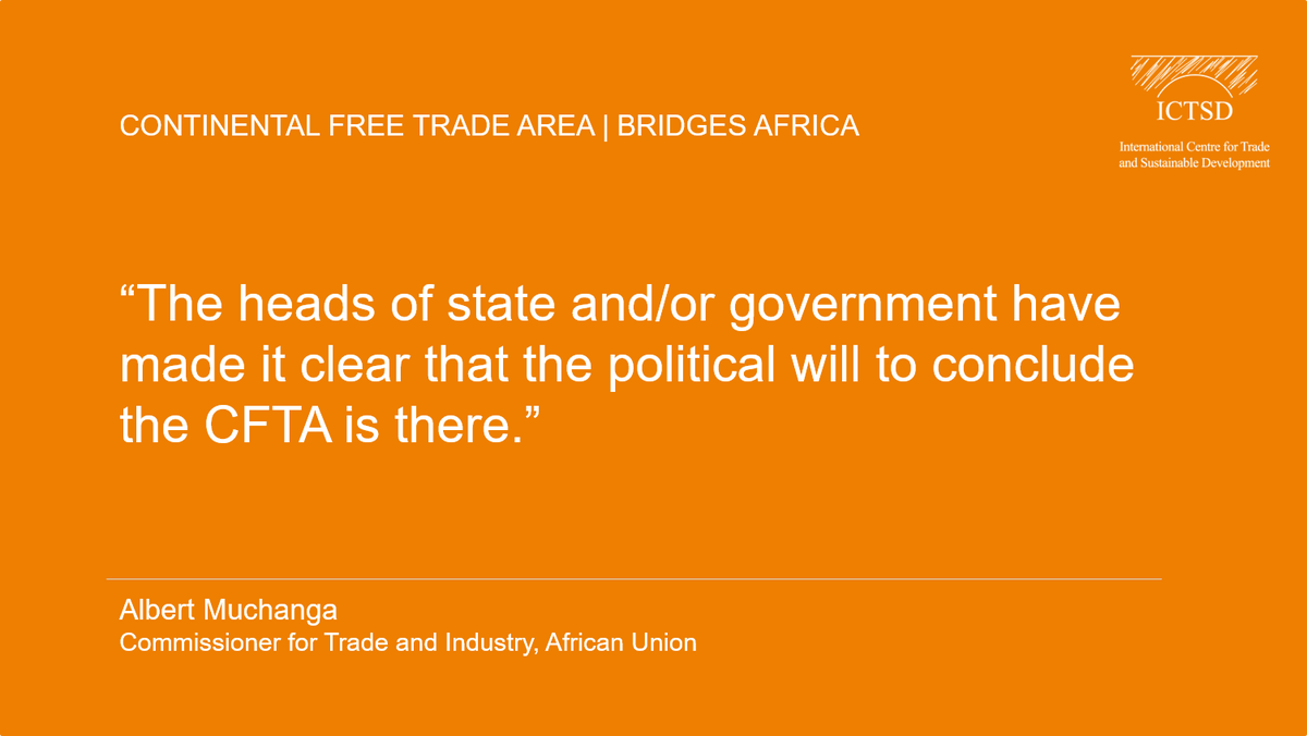 ICTSD's tweet photo. Talking #CFTA with Albert Muchanga, @_africanunion’s Commissioner for #Trade &amp; #Industry: https://t.co/VP18x8PY02 https://t.co/PMSufvMZAB