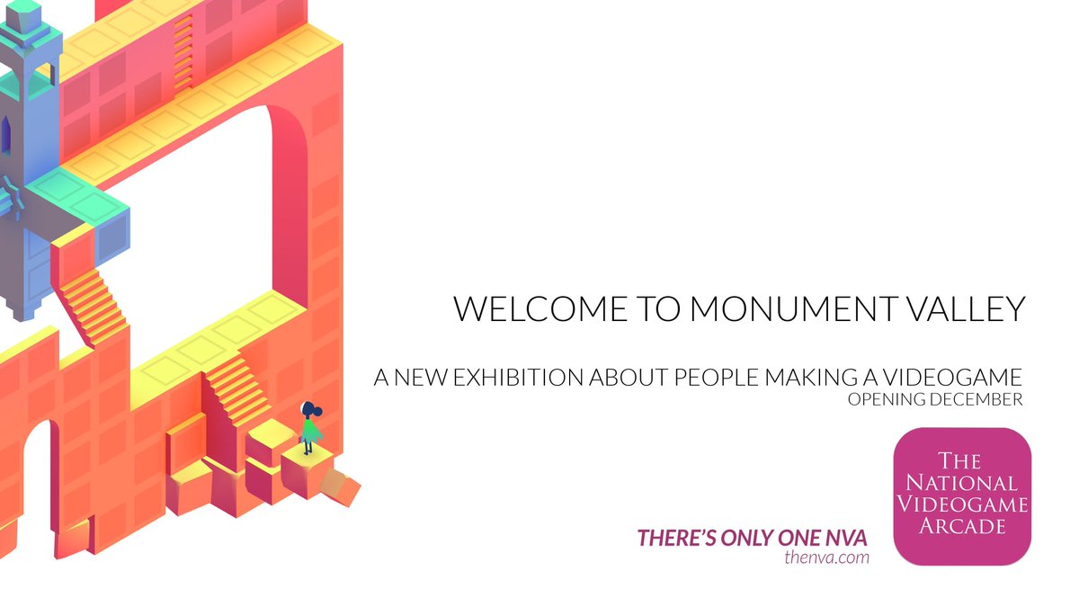 the_nvf's tweet photo. NEWS! New Exhibition opens this December : Welcome to Monument Valley - created in collaboration with @ustwogames. https://t.co/bsaHH49QMx https://t.co/9M6FP7f1oG