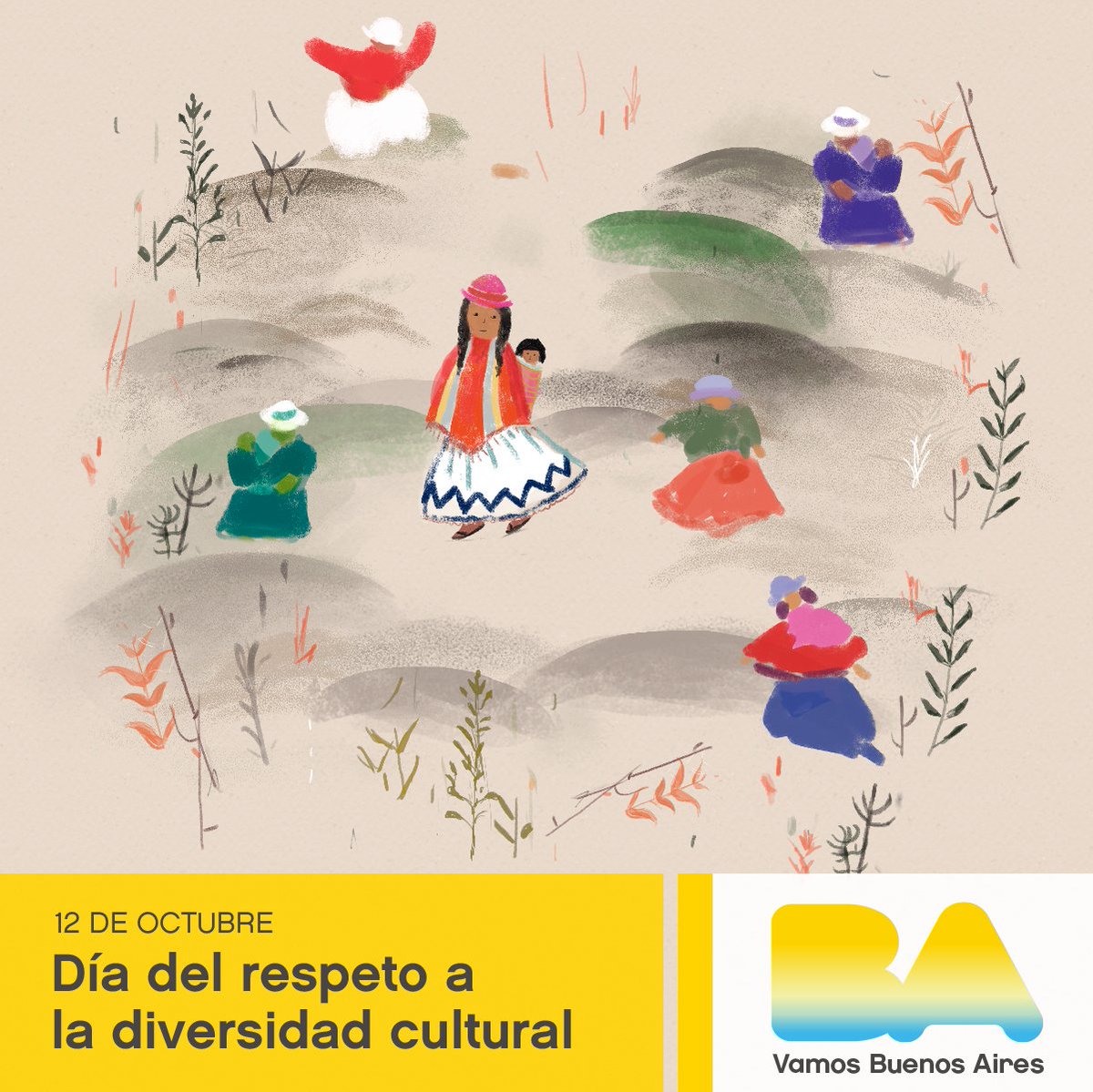 DHumanosBA's tweet photo. Celebramos el #DíadelRespetoalaDiversidadCultural promoviendo el diálogo intercultural y el respeto por los #DDHH de los #pueblosoriginarios https://t.co/BcCe1JXBKw