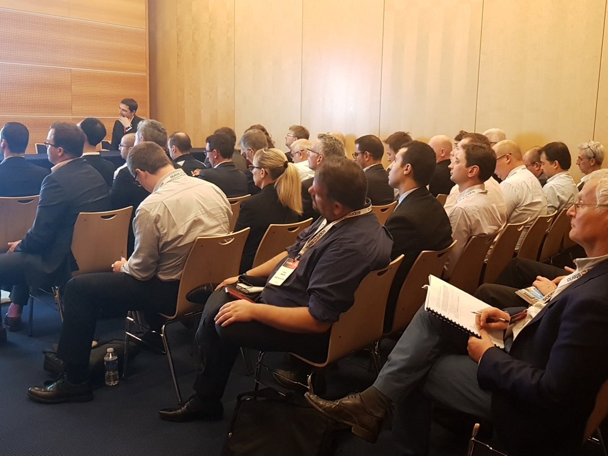DerouetEric's tweet photo. Un auditoire conquis par le projet du #CreditAgricole réalisé par #Synetis avec la technologie d'#Ilex https://t.co/cwd225teHJ