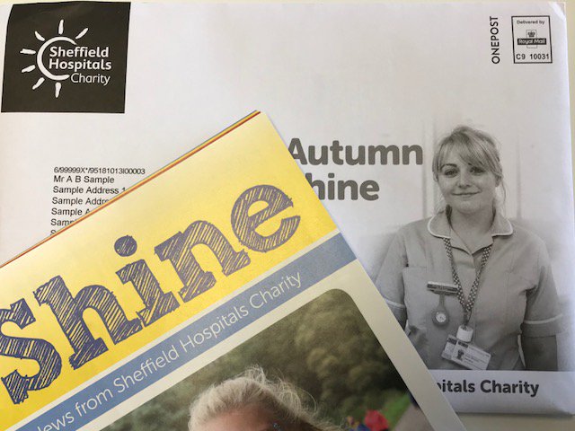 ssldirectmail's tweet photo. Look out for the fab new edition of Autumn Shine @SHCFundraising ! Designed, printed and mailed by SSL. https://t.co/Nj4ovBq3lW