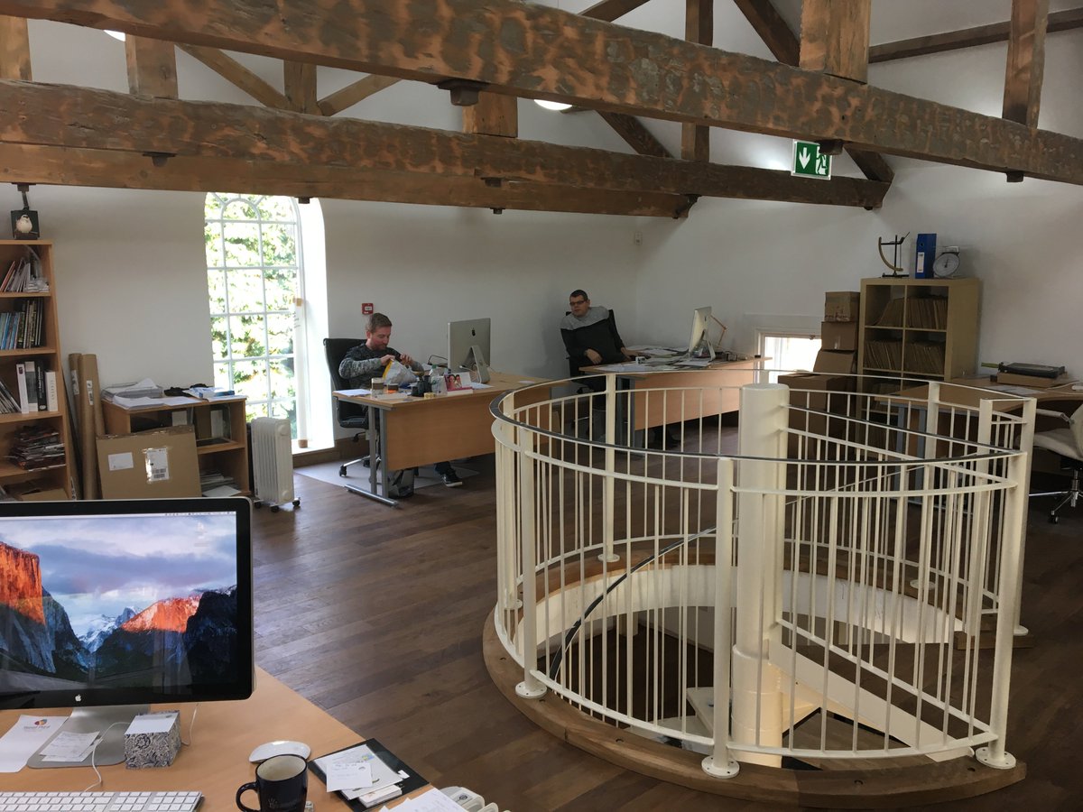 SkeetPrint's tweet photo. Busy morning at the new Skeet Print offices. A few finishing touches left at the Chapel before it's finished.#chapel #print #PRINTING https://t.co/858mKVcr48