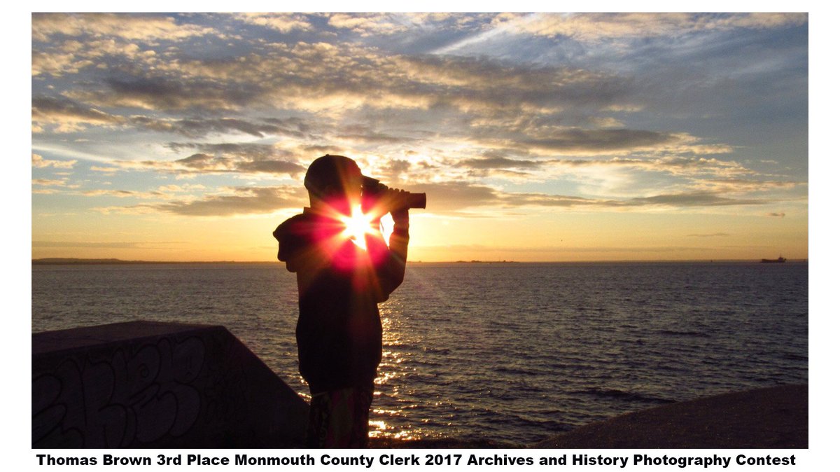 Congrats Thomas Brown for winning 3rd at the Monmouth County Clerk's Archives&amp;History Photo Contest! @MHSSPrincipal