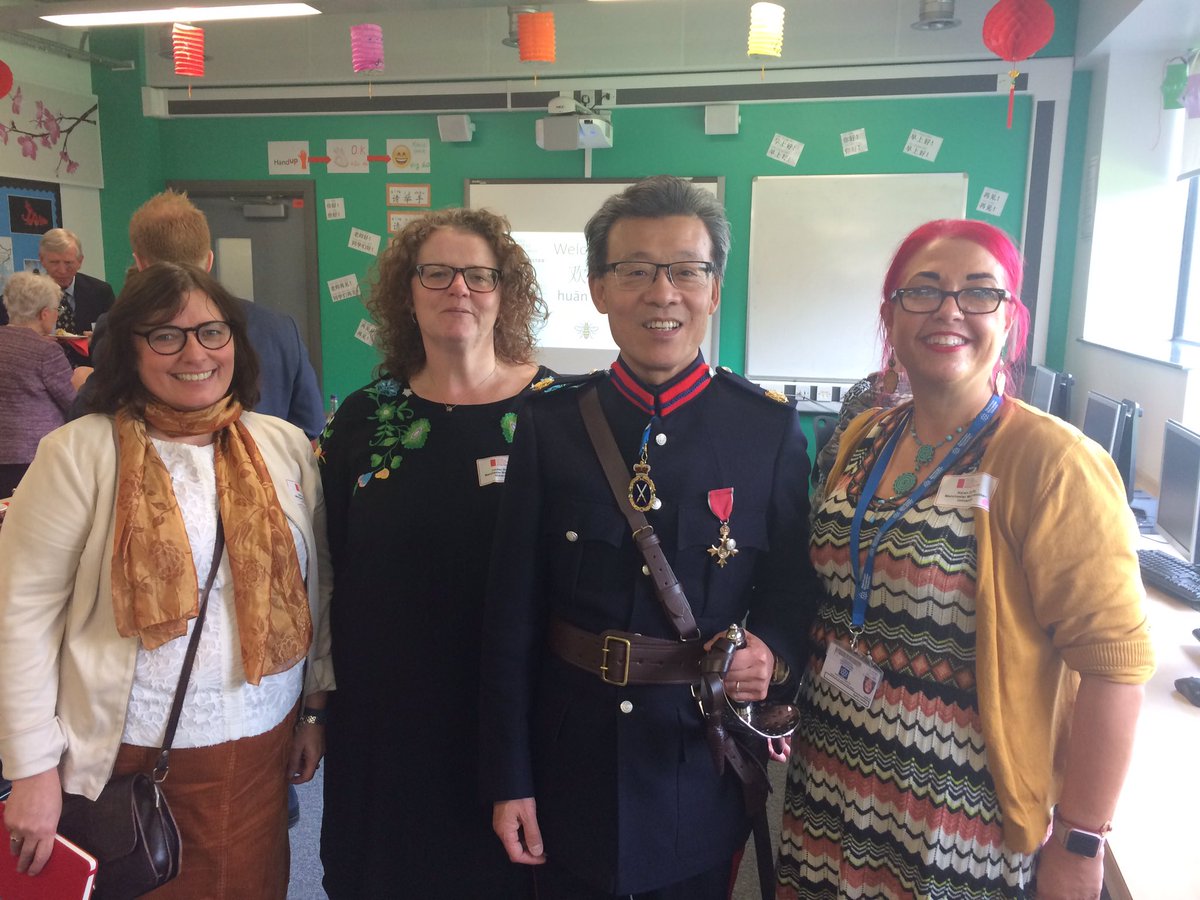 SecPartnerships's tweet photo. Mmu at launch of new PGCE Mandarin in partnership with MGSMagic and MCMAcademy . Meeting the High Sheriff of Manchester https://t.co/HU80yIYfp7