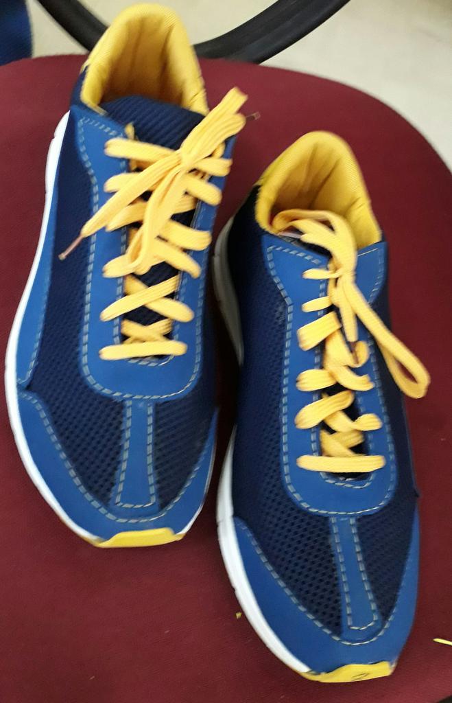 thinkvisuals's tweet image. A dream and struggle behind developing it, when your baby is out, the happiness is endles running shoes wit a human touch #shoes #handmade