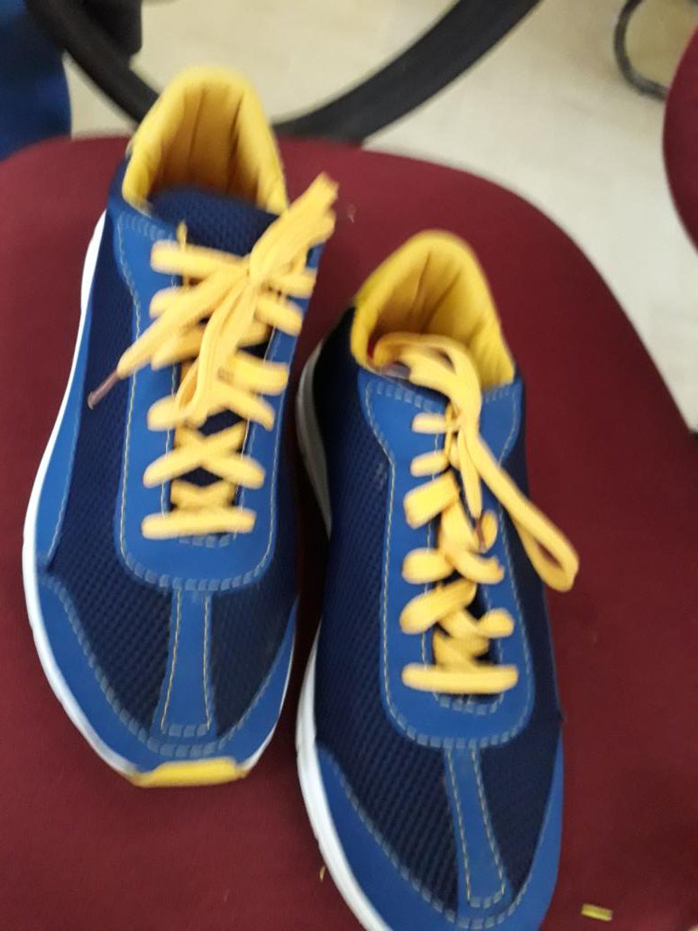 thinkvisuals's tweet image. A dream and struggle behind developing it, when your baby is out, the happiness is endles running shoes wit a human touch #shoes #handmade