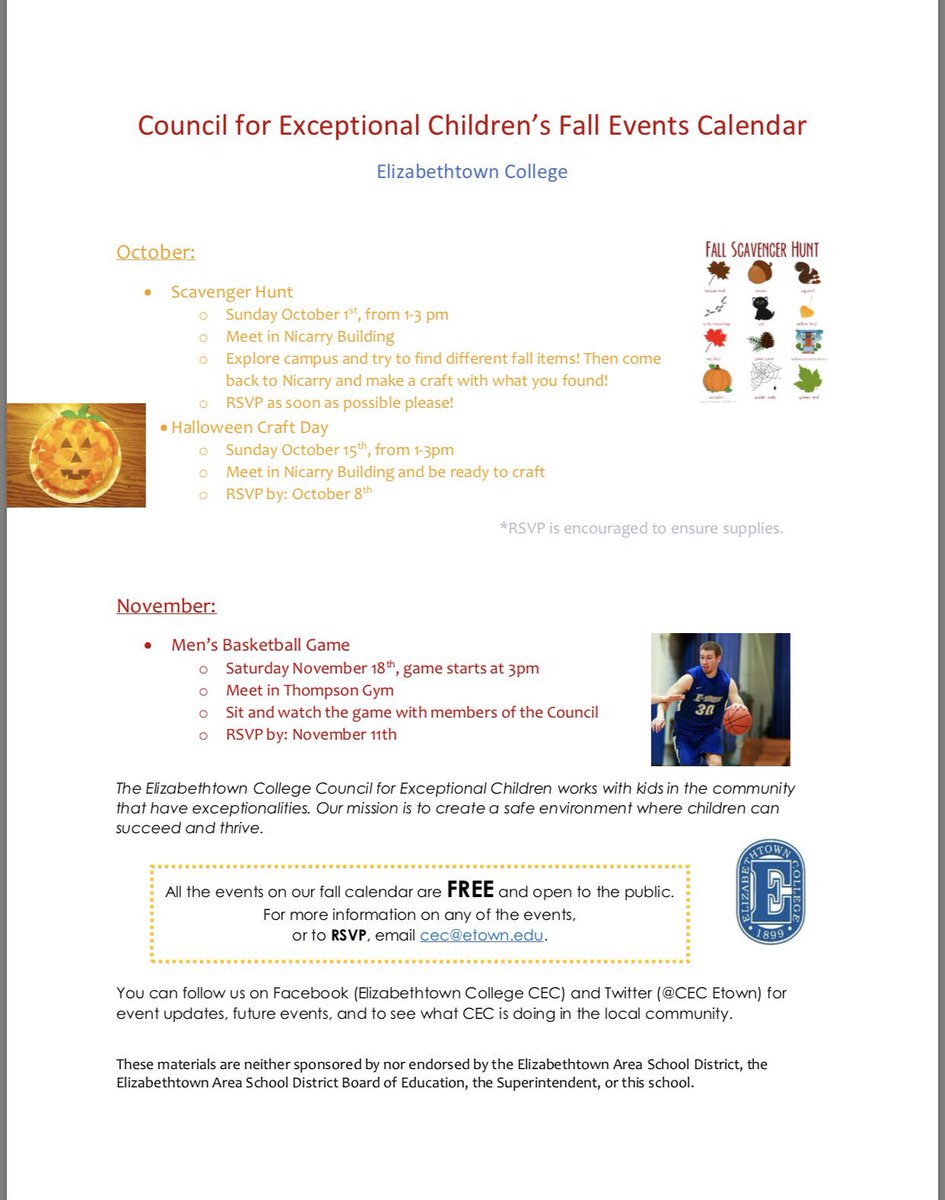 CEC Etown tweet media