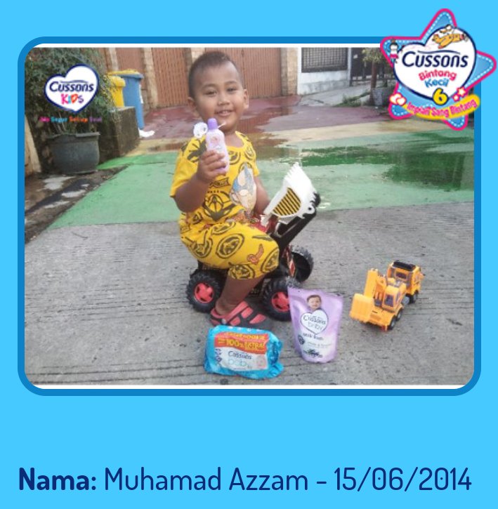 Desty007's tweet photo. #CBK6
Muhamad Azzam
Cussons Baby Indonesia https://t.co/CbQ8tzH9ce https://t.co/lp42l4a8M2