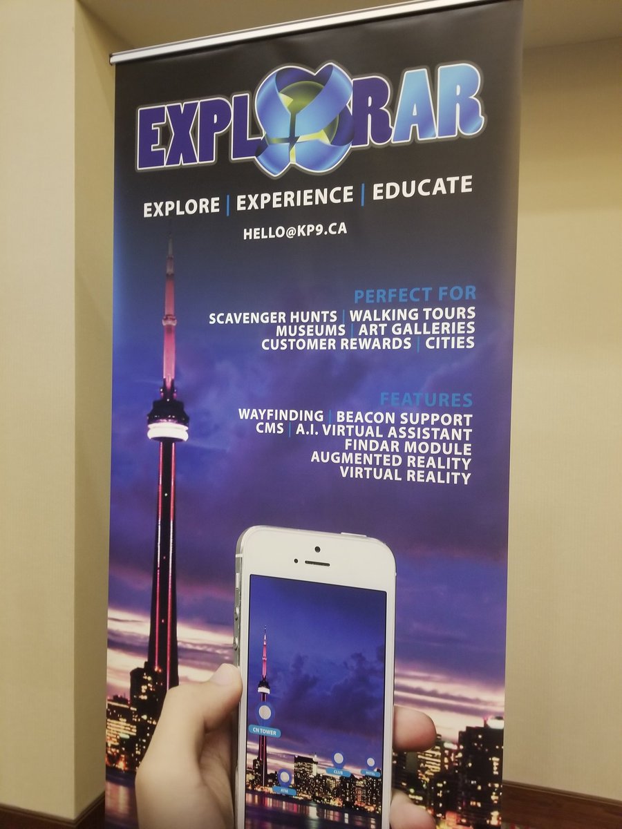 Augmented_Print's tweet photo. Excited to show #OntarioMuseums interactive VR & AR experiences today. #scavengerhunt #VirtualTours #ARTours #gamification https://t.co/QB9yNGiqGW