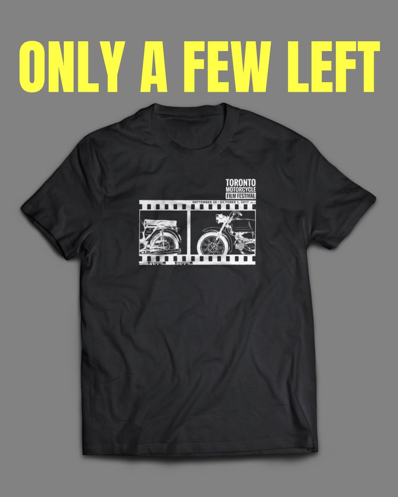 themotofilmfest's tweet photo. We have a limited supply of #tmff2017 Festival Tees left. Check out https://t.co/zPI91b2yTu for stock availability. https://t.co/v1HhDq5X0Y