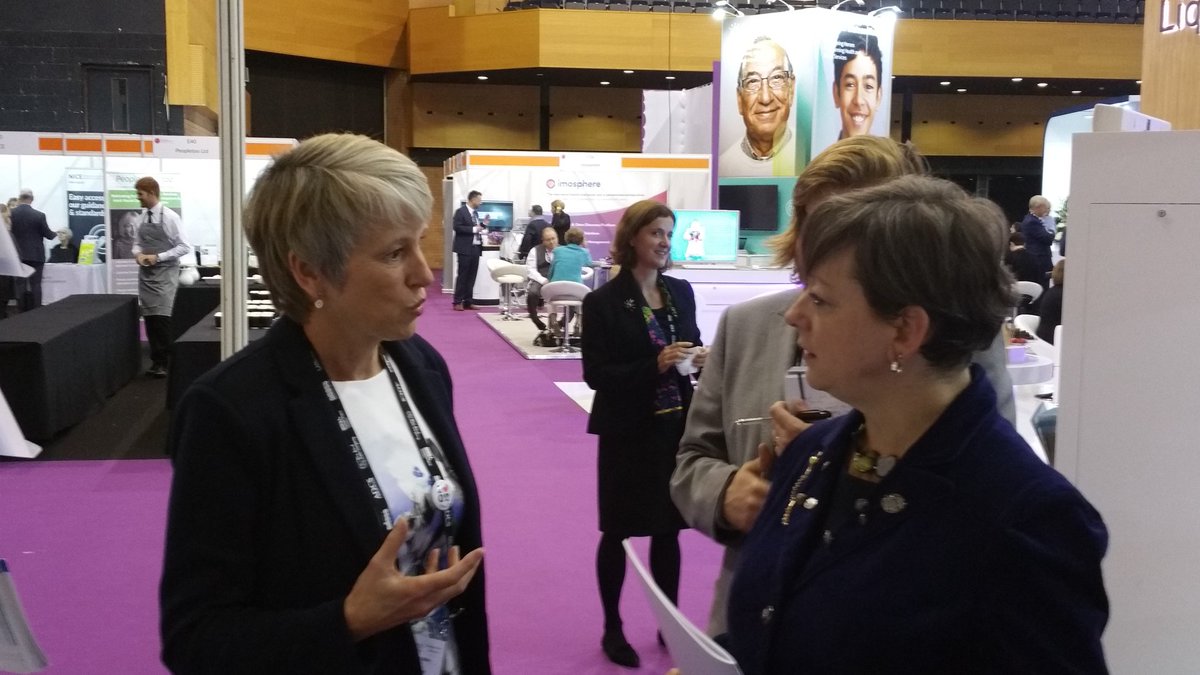 andytilden's tweet photo. Great to see @JackieDP at @skillsforcare stand discussing with @sharonallensfc our Secrets of Success report #ncasc17 https://t.co/iv3lhphn5m