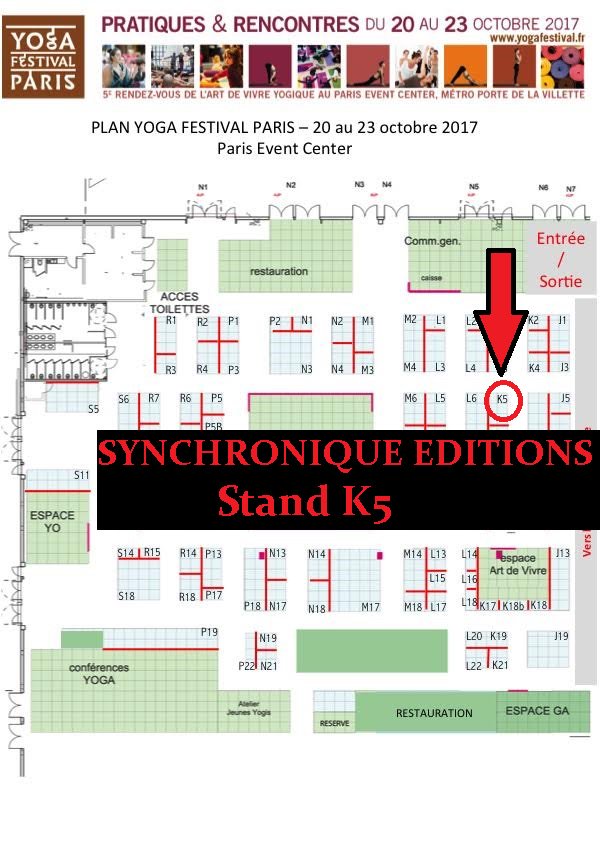 Synchronique_Ed's tweet photo. Nous serons au Yoga Festival du vendredi 20 au lundi 23 octobre, Stand K5 ! 
Entrée GRATUITE sur inscription ici : https://t.co/GE5ORc3qHt https://t.co/oIeaLFOks7