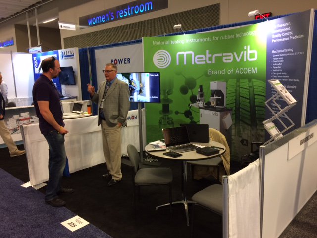METRAVIB_acoem's tweet photo. Last day in Cleveland for #RubberIEC, be sure to come by and visit us at booth 225 #DynamicMechanicalAnalysis https://t.co/KRWpvNL3Xl https://t.co/lO5VWNVdeB