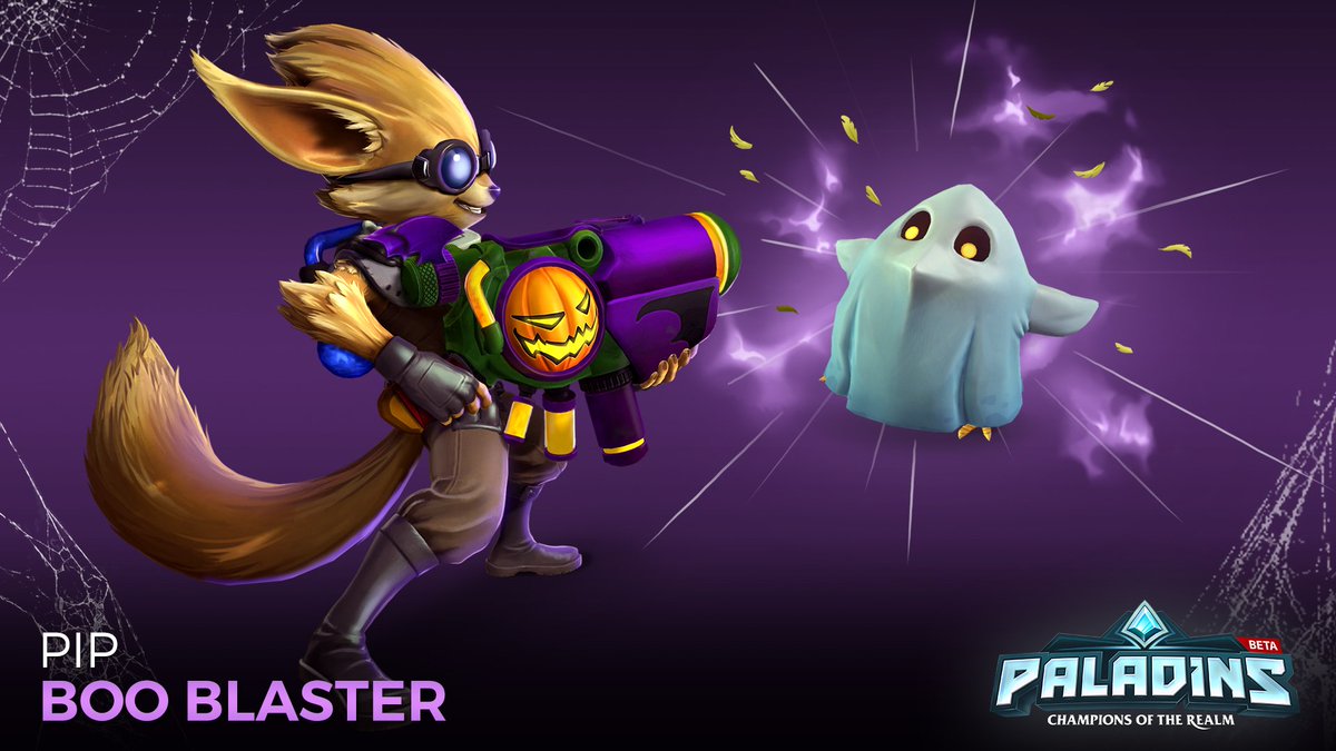 OfficialGerrah's tweet photo. Giving away one of the hot halloween @PaladinsGame skins its the Pip boo blaster; https://t.co/ouOwDwQfH7 #giveaway https://t.co/zmFgx5umR3