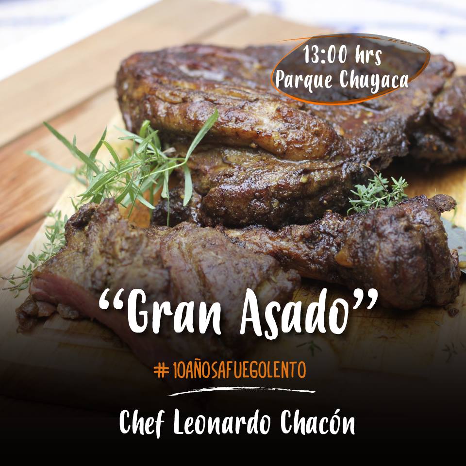 OFL_Inacap's tweet photo. No te pierdas este "Gran Asado" en Parque Chuyaca ;)
#10AñosAFuegoLento ¡No digas que no te avisamos! https://t.co/jRH2V9NtJy