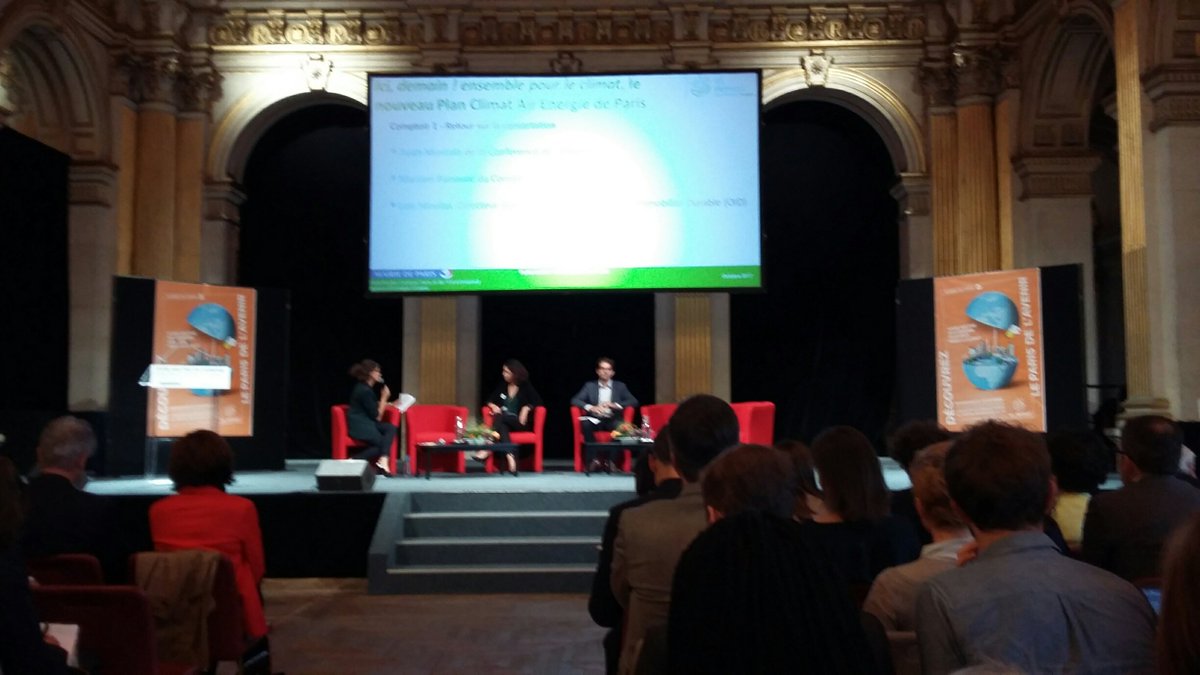 Les acteurs de l'#immobilier de #bureaux se sont engagés dans la construction du #planclimat de @paris !