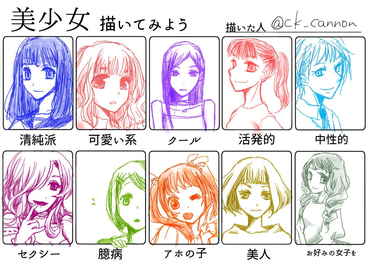 美少女描いてみよう 32ページ目 Togetter