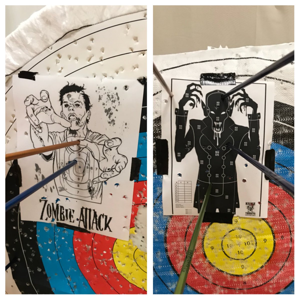 WardlawesomePE's tweet photo. Beware the Zombies &amp; Aliens! Shout out to Angelo and Liza, I want them on my team when the zombie apocalypse begins! https://t.co/2BVUhO8qit