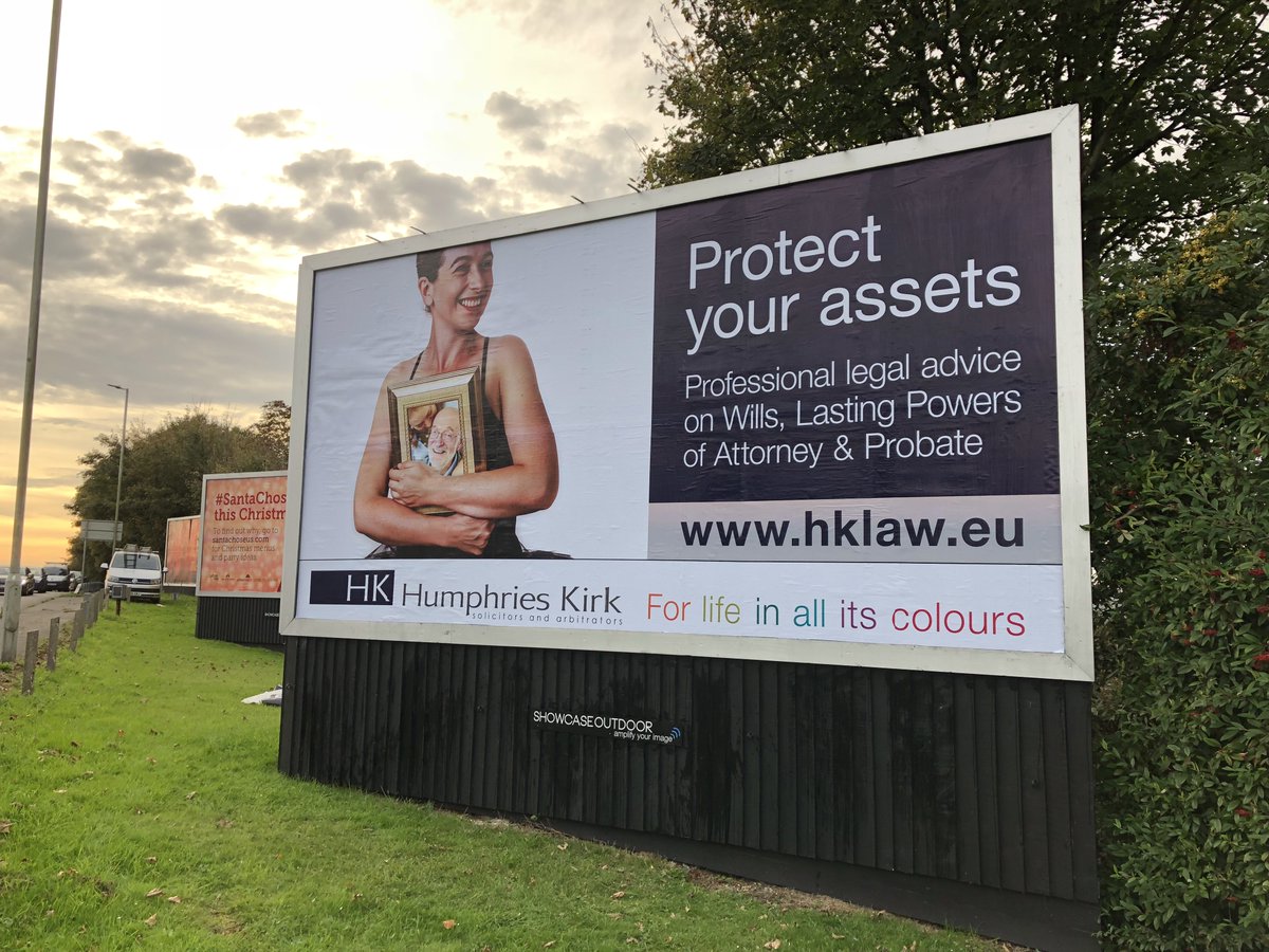 HumphriesKirk's tweet photo. We are so pleased with the billboard in Old Wareham Road which spreads awareness of the services we offer to clients and their families https://t.co/TaVLPvAE5F