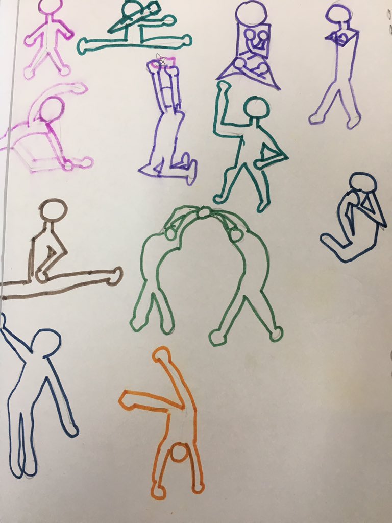 Margriet2011's tweet photo. Y5s confidently sharing the process as well as their product. #LISlearning #visualart #KeithHaring #pyp #processjournal https://t.co/bqICS7vMyZ