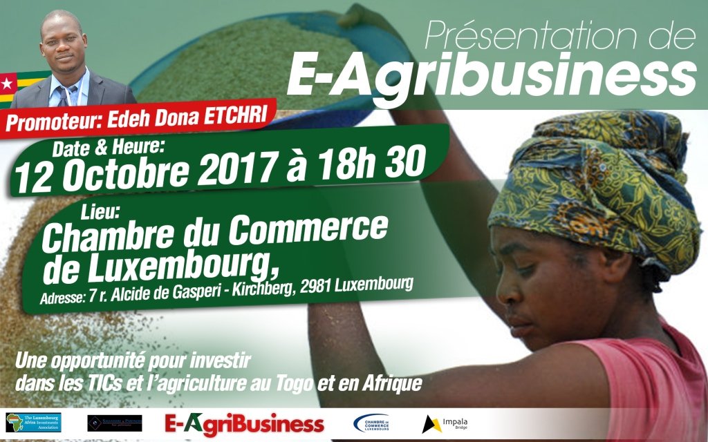 #smartfarming #eAgriculture 🚜💻🚀 Rencontrez ce soir <a href="/e_agribusiness/">e-agribusiness</a> @etchridona du 🇹🇬 18:30 à la C.C du Luxembourg #D4D #TgTech <a href="/cinalawson/">Cina Lawson</a>