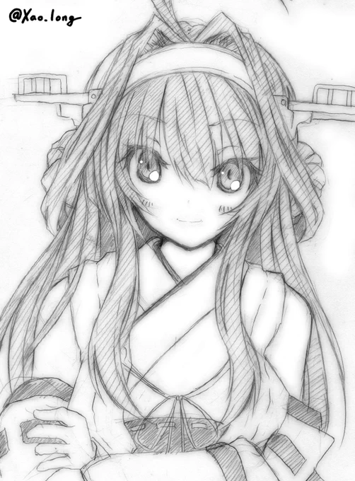 金剛さん。
どっしりと構えている姿が似合うのです。
#艦これ版深夜の真剣お絵描き60分一本勝負
#艦これ版真剣お絵描き60分一本勝負_20171012 