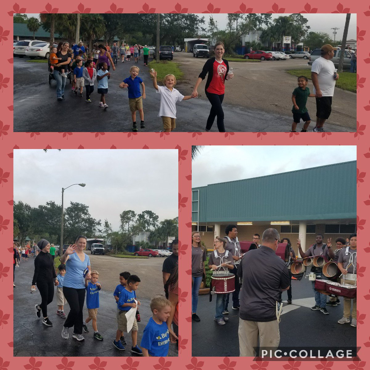 We had a great turnout for walk to school!