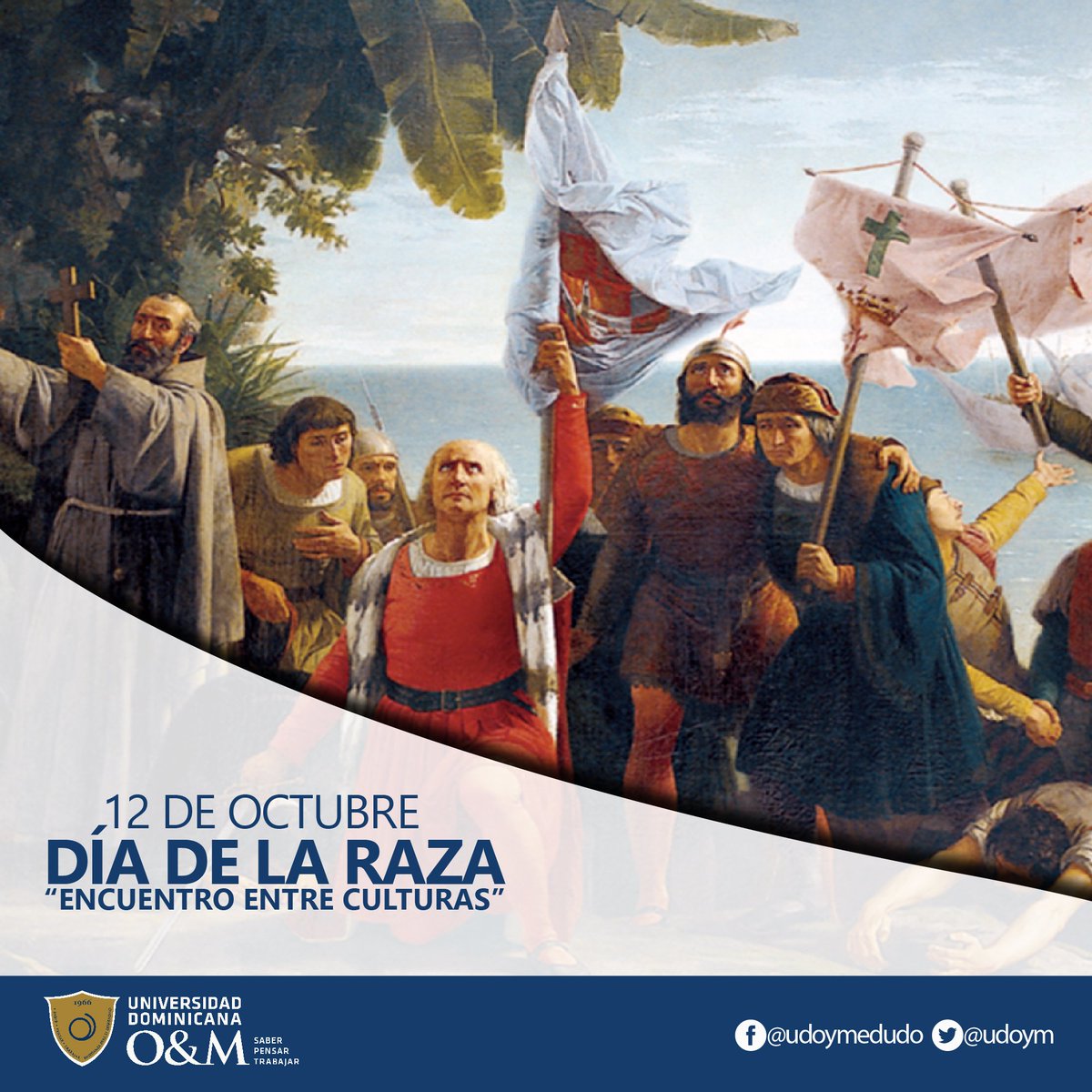 #Hoy, #12deOctubre es una fecha para reflexionar y analizar la composición cultural de América.