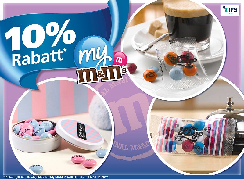 WerbeDirect's tweet image. My M&amp;amp;M's ® #MMS in Aktion nur bis 31.10.2017.
10% Rabatt bei 3 Verpackungsmöglichkeiten.
mailings.roster-werbemittel.de/m/6923190/