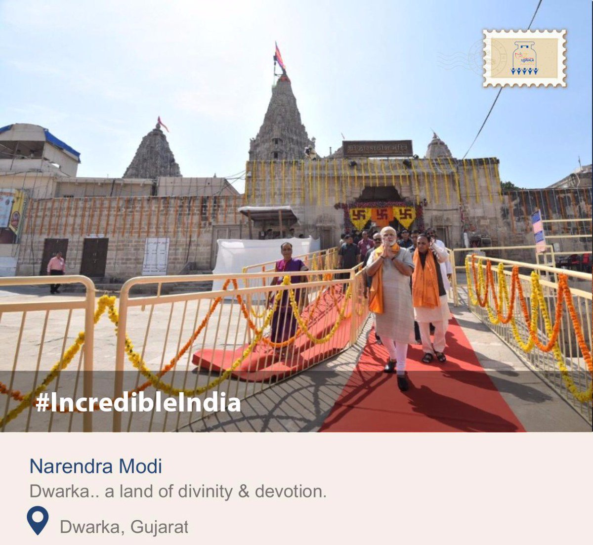 Dwarka, a land of devotion & positivity…my #IncredibleIndia photo on the NM Mobile App. Have you shared yours? nm4.in/dnldapp