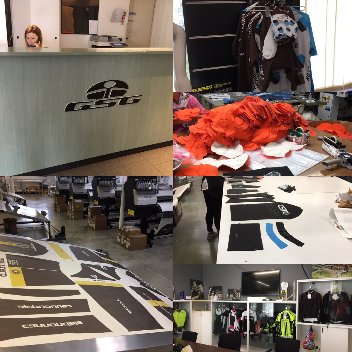 BICIworld's tweet photo. Vandaag fabrieksbezoek van het @BICIworld team aan @Giessegi_srl #custom cyclingwear https://t.co/No3UFXLvdT