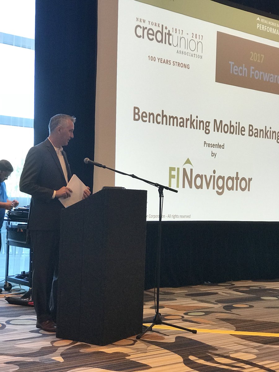 <a href="/FINavigator/">FI Navigator</a> CIO and Co-Founder Curry Pelot delivering great insights <a href="/NYCUAtweets/">New York Credit Union Association</a> Tech Forward Conference!