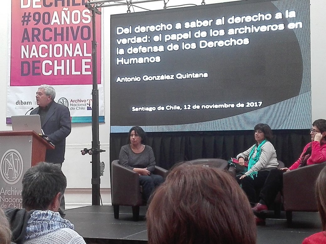 ANdeChile's tweet photo. #ArchivosDDHH
"Los Archivos, tienen una importancia capital, para garantizar derechos y obligaciones" Antonio Quintana @ArchivosEst https://t.co/VPl8J8tx8o