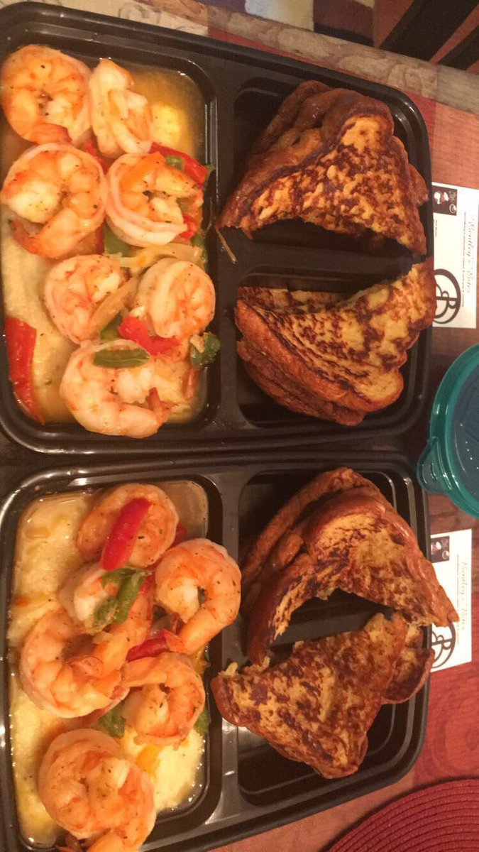 Fresh_Bentley's tweet photo. Shrimp & Grits & Cinnamon French Toast #bentleysbites https://t.co/SxRNDeLpJX