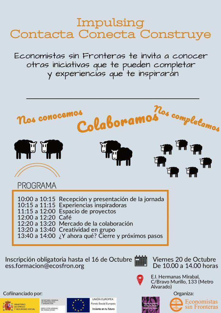EconomiaJusta's tweet photo. Vuelve #Impulsing, un encuentro de #networking para un #emprendimiento desde el Compromiso con el Entorno:
https://t.co/2wA57SHgO9 https://t.co/0arWb6NhoU