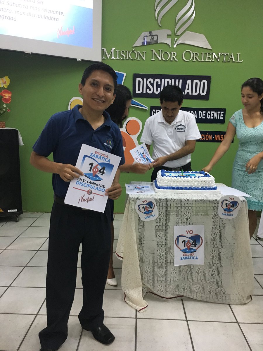 jorgemusic05's tweet photo. Mi GP y yo participaremos de la #EscuelaSabatica146años #MNO https://t.co/A6yp9E8b3p