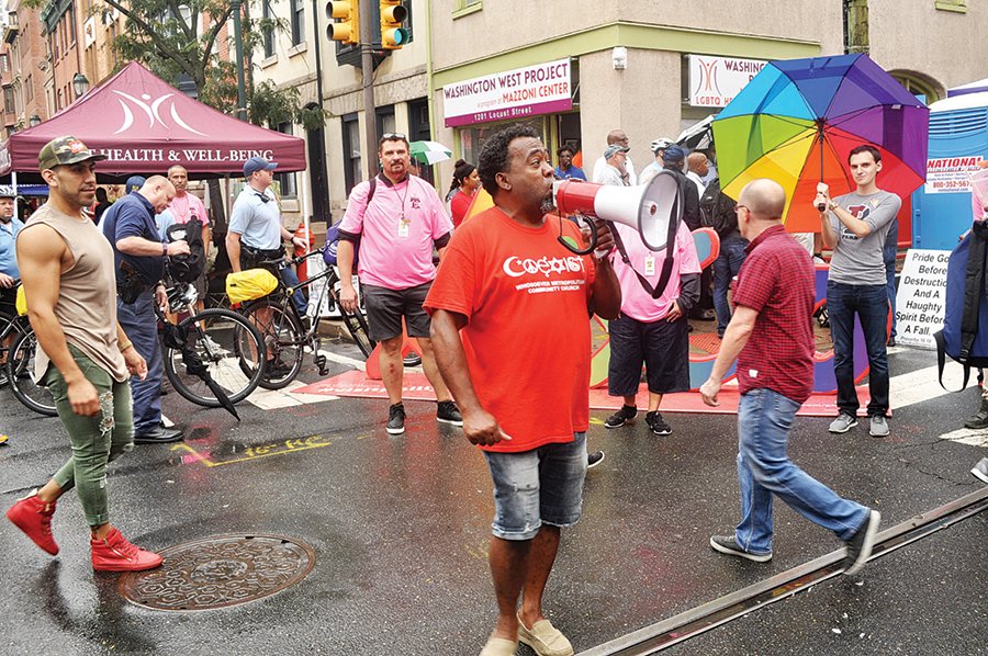 phillygaynews's tweet photo. Despite rain, protests, #OutFest2017 labeled a success, with about 25K joining the #NationalComingOutDay event
https://t.co/wh4pooAmK8 https://t.co/RDUmri0j49