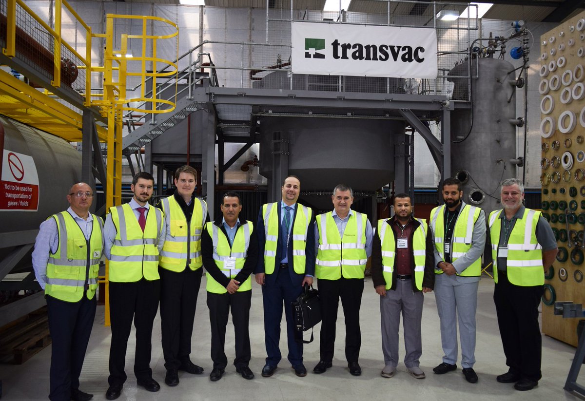 It's been a real pleasure having the <a href="/Saudi_Aramco/">أرامكو</a> Udhailiyah Team visit the Transvac R&amp;D test facility this week.