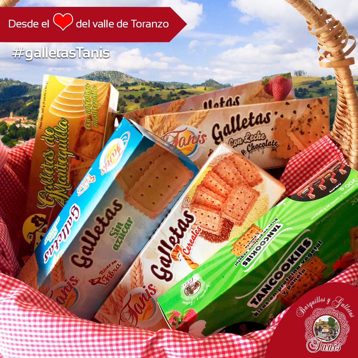 barquillostanis's tweet photo. Desde el ❤️ del valle de Toranzo en #Cantabria os enseñamos nuestra línea de #galletasCantabria #galletasTanis  #Cantabria #valledeToranzo https://t.co/hclhvd2odC